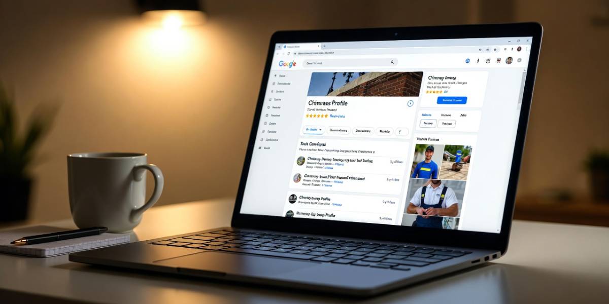 Google Business Profile for chimney sweep company